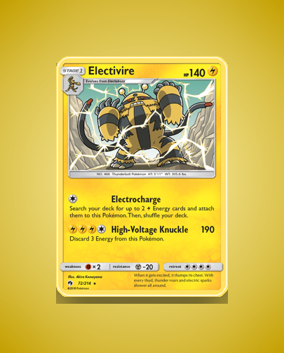 Collector’s Guide: Electivire (Lost Thunder #72)