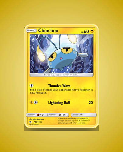 Collector’s Guide: Chinchou (Lost Thunder #73)
