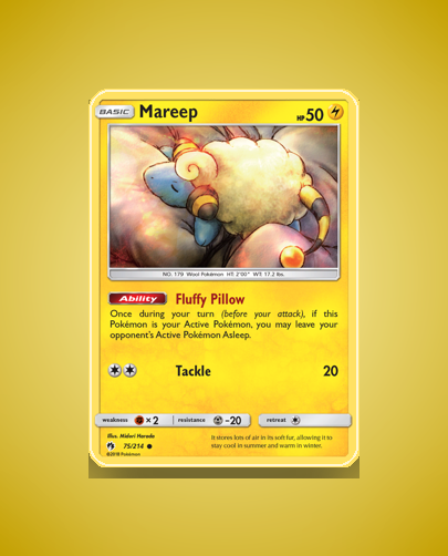 Collector’s Guide: Mareep (Lost Thunder #75)