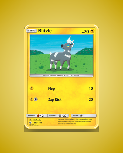 Collector’s Guide: Blitzle (Lost Thunder #81)