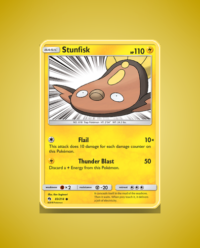 Collector’s Guide: Stunfisk (Lost Thunder #83)