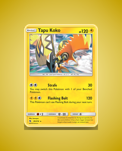 Collector’s Guide: Tapu Koko (Lost Thunder #85)