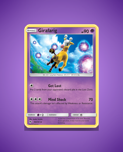 Collector’s Guide: Girafarig (Lost Thunder #94)