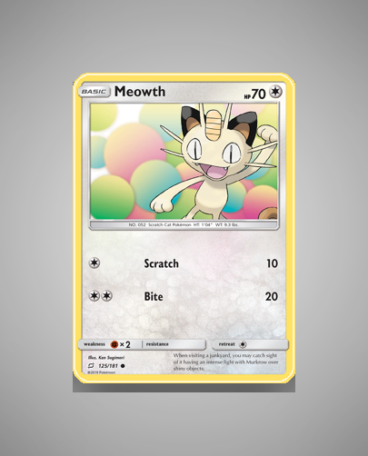 Collector’s Guide: Meowth (Team Up #125)