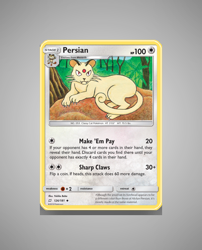 Collector’s Guide: Persian (Team Up #126)
