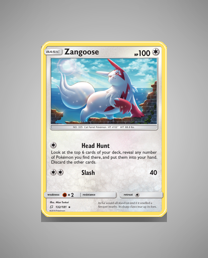 Collector’s Guide: Zangoose (Team Up #132)