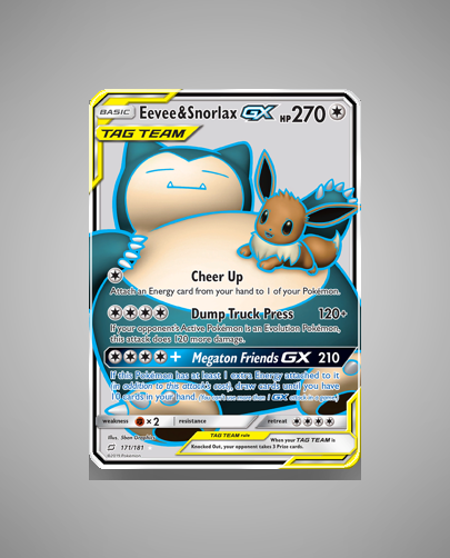 Collector’s Guide: Eevee & Snorlax-GX (Team Up #171)