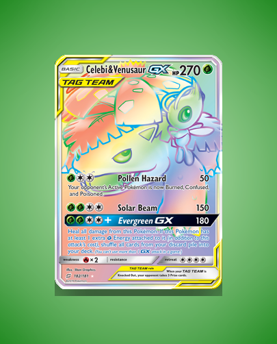 Collector’s Guide: Celebi & Venusaur-GX (Team Up #182)