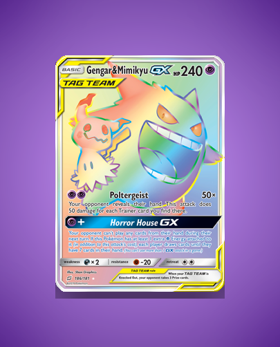 Collector’s Guide: Gengar & Mimikyu-GX (Team Up #186)