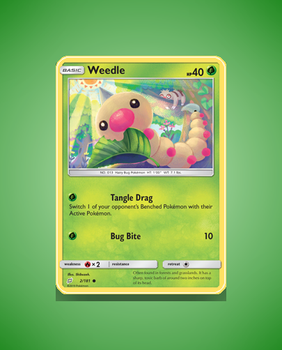 Collector’s Guide: Weedle (Team Up #2)
