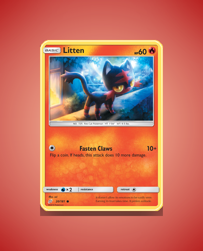Collector’s Guide: Litten (Team Up #20)