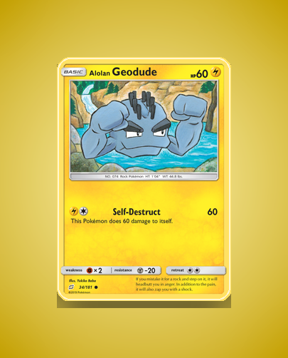 Collector’s Guide: Alolan Geodude (Team Up #34)