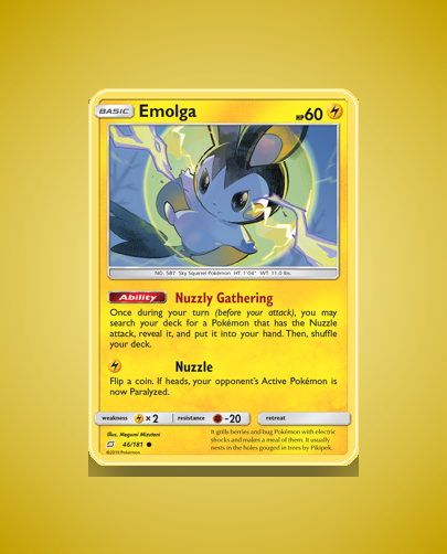 Collector’s Guide: Emolga (Team Up #46)