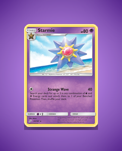 Collector’s Guide: Starmie (Team Up #65)