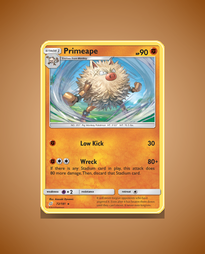 Collector’s Guide: Primeape (Team Up #72)