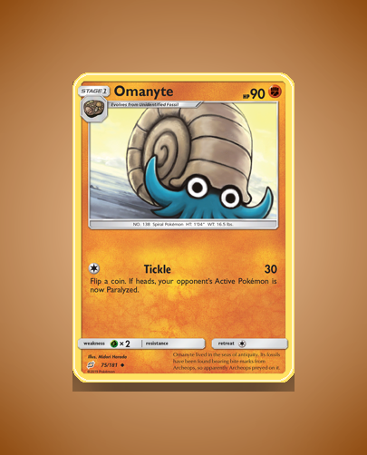 Collector’s Guide: Omanyte (Team Up #75)