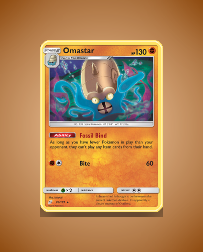 Collector’s Guide: Omastar (Team Up #76)