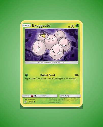 Collector’s Guide: Exeggcute (Team Up #8)