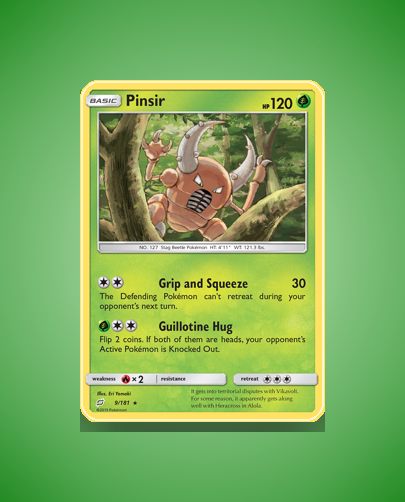 Collector’s Guide: Pinsir (Team Up #9)