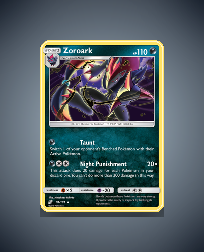 Collector’s Guide: Zoroark (Team Up #91)