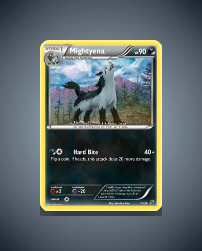 Collector’s Guide: Mightyena (Kalos Starter Set #17)