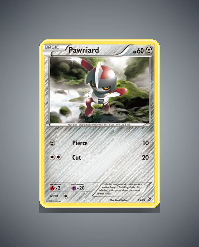 Collector’s Guide: Pawniard (Kalos Starter Set #19)