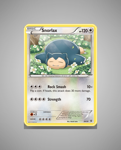 Collector’s Guide: Snorlax (Kalos Starter Set #26)