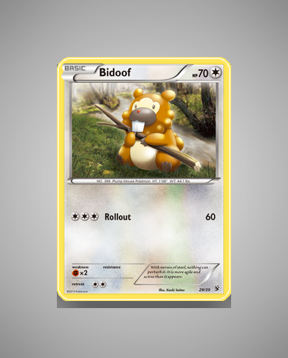 Collector’s Guide: Bidoof (Kalos Starter Set #29)