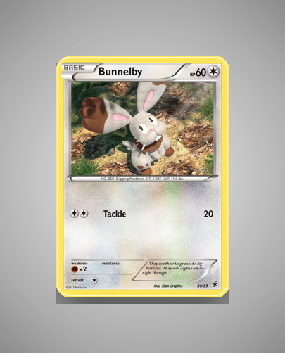 Collector’s Guide: Bunnelby (Kalos Starter Set #30)