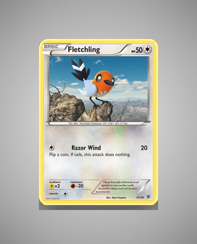 Collector’s Guide: Fletchling (Kalos Starter Set #31)