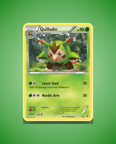 Collector’s Guide: Quilladin (Kalos Starter Set #4)