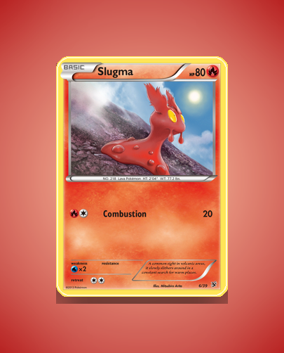 Collector’s Guide: Slugma (Kalos Starter Set #6)