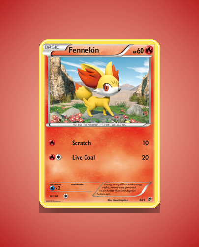 Collector’s Guide: Fennekin (Kalos Starter Set #8)