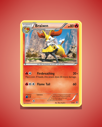 Collector’s Guide: Braixen (Kalos Starter Set #9)
