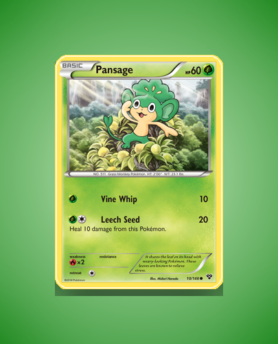 Collector’s Guide: Pansage (XY #10)