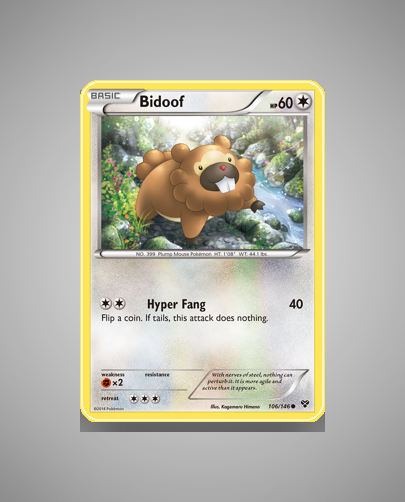 Collector’s Guide: Bidoof (XY #106)