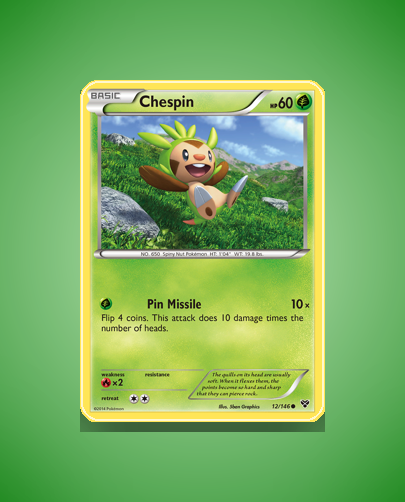 Collector’s Guide: Chespin (XY #12)