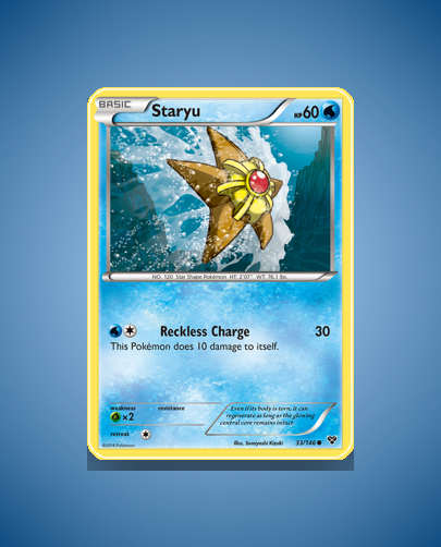Collector’s Guide: Staryu (XY #33)