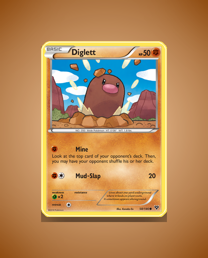 Collector’s Guide: Diglett (XY #58)