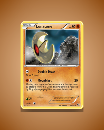 Collector’s Guide: Lunatone (XY #63)