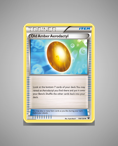 Collector’s Guide: Old Amber Aerodactyl (Fates Collide #106)