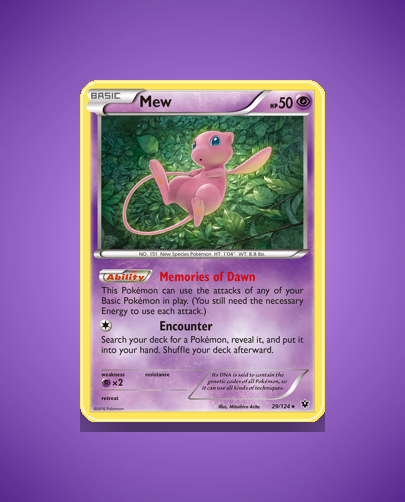 Collector’s Guide: Mew (Fates Collide #29)