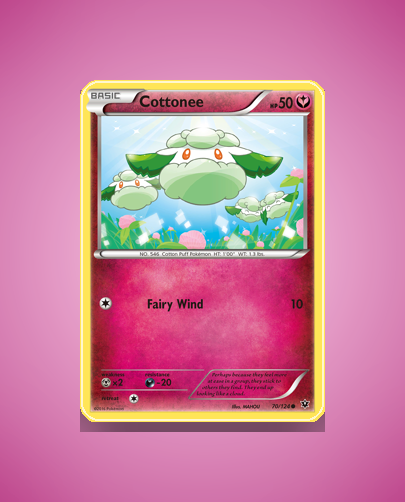 Collector’s Guide: Cottonee (Fates Collide #70)