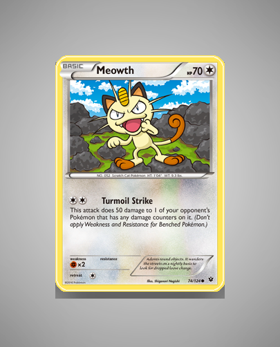 Collector’s Guide: Meowth (Fates Collide #74)