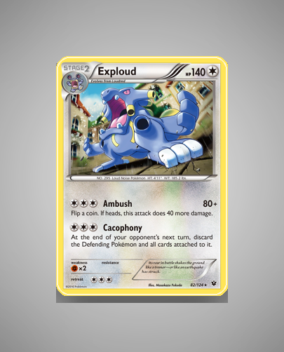 Collector’s Guide: Exploud (Fates Collide #82)