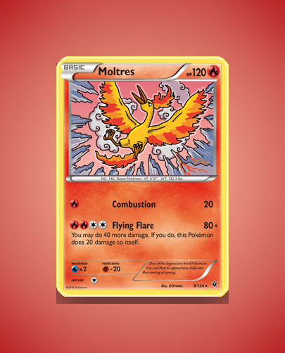 Collector’s Guide: Moltres (Fates Collide #9)