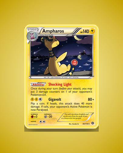 Collector’s Guide: Ampharos (Steam Siege #40)