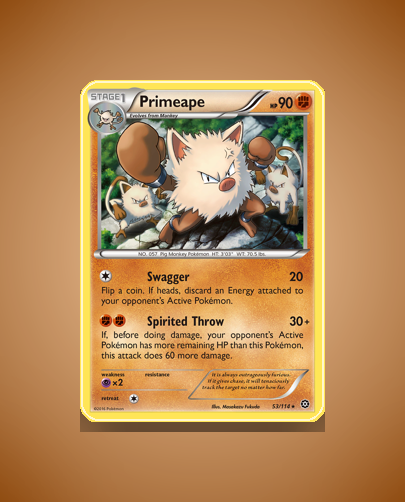 Collector’s Guide: Primeape (Steam Siege #53)