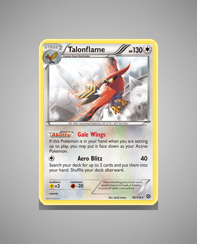 Collector’s Guide: Talonflame (Steam Siege #96)