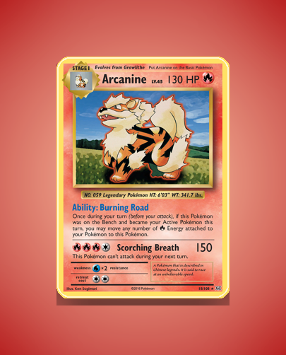 Collector’s Guide: Arcanine (Evolutions #18)